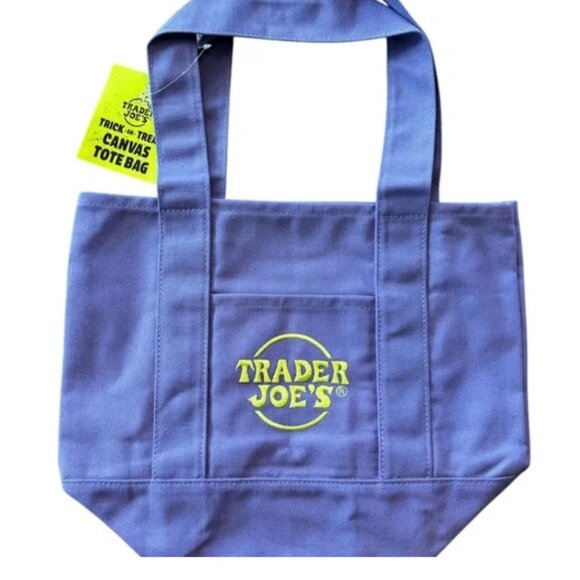 TRADER JOE'S LIMITED EDITION CANVAS MINI TOTE - Picture 1 of 1
